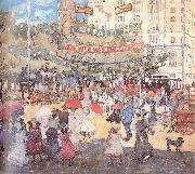 Maurice Prendergast Madison Square oil